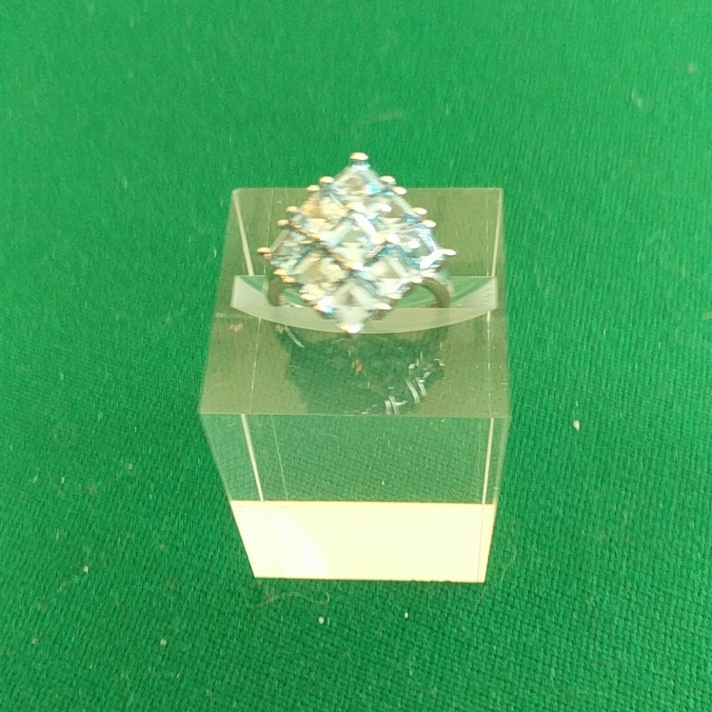 Topaz cocktail ring 5 - Picture 2 of 3